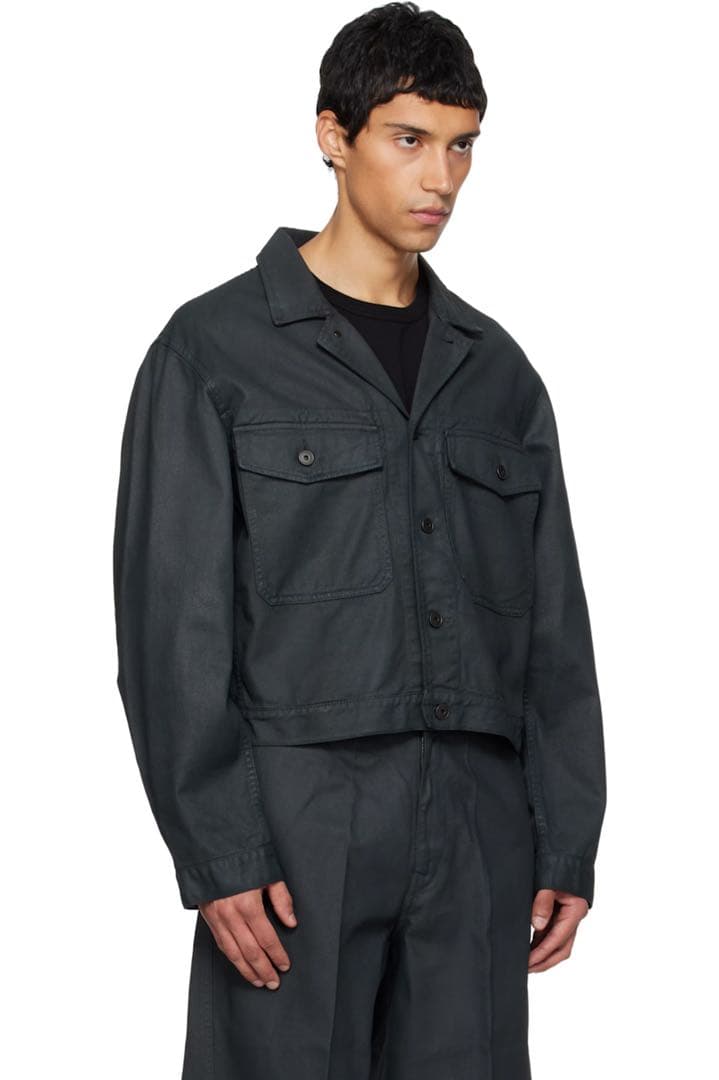LEMAIRE　TRUCKER JACKET　COAL　OW1188LD1059