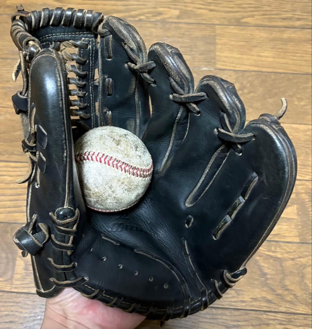 Mizuno Global Elite 硬式グローブ 黒