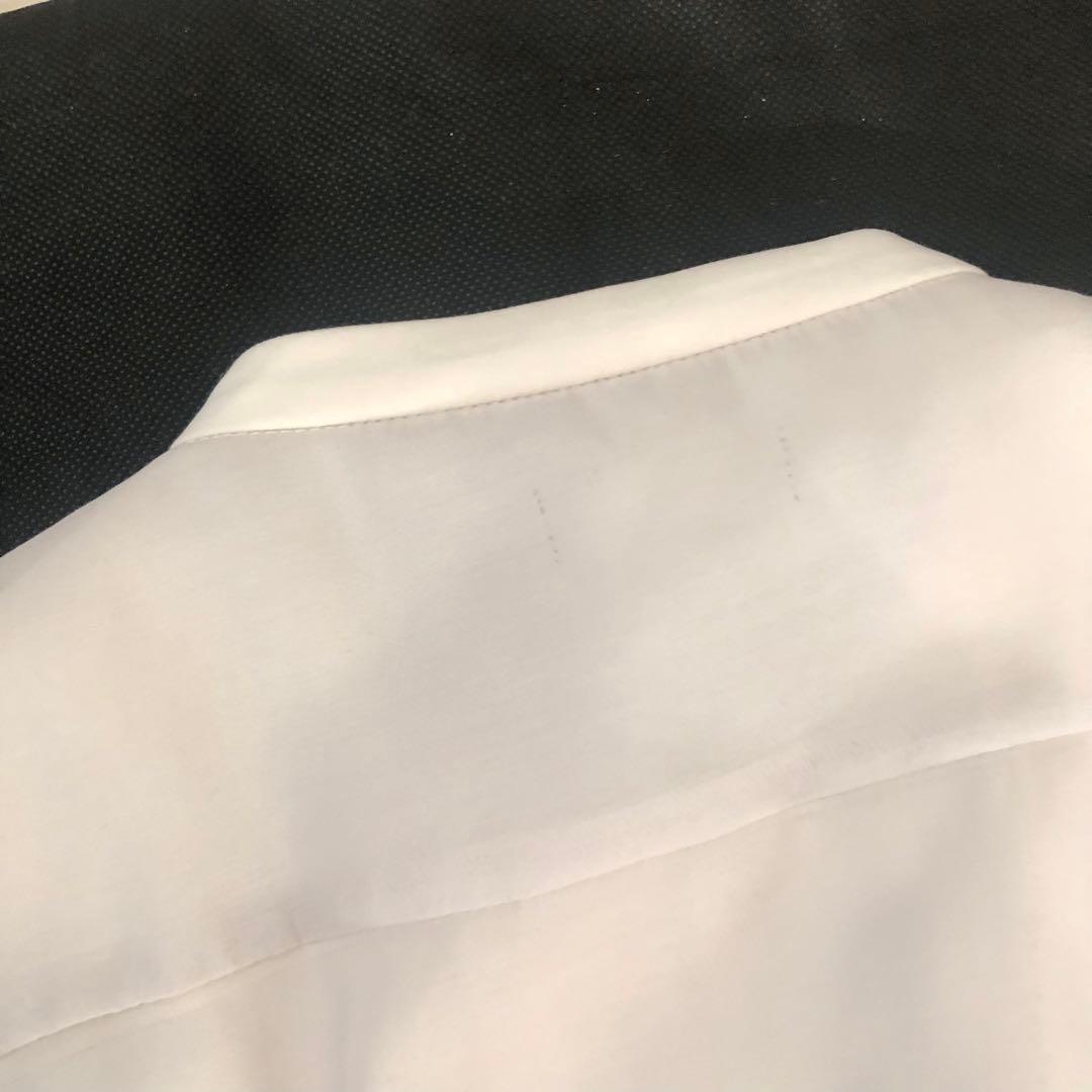 美品　anuans アニュアンスシアードッキングピンタックブザムワンピースS