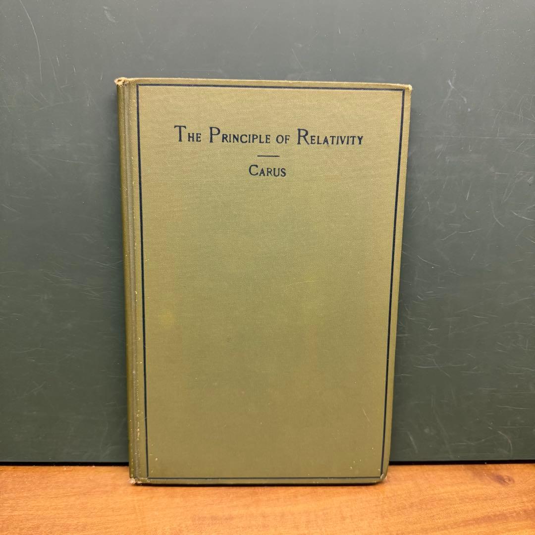 洋書 The Principle of Relativity by Carus