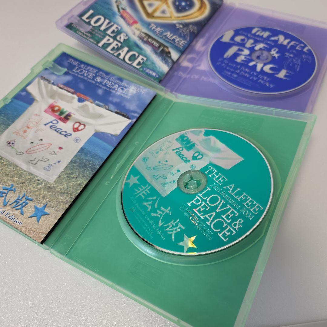 LOVE&PEACE THE ALFEE アルフィー DVD4枚セット