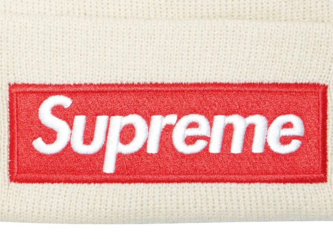 帽子 Supreme New Era Box Logo Beanie \"Stone\"