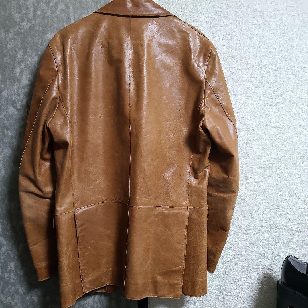 United arrows cow leather テーラードジャケット　茶
