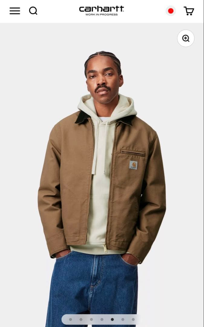Carhartt WIP デトロイトジャケット HAMILTON BROWN