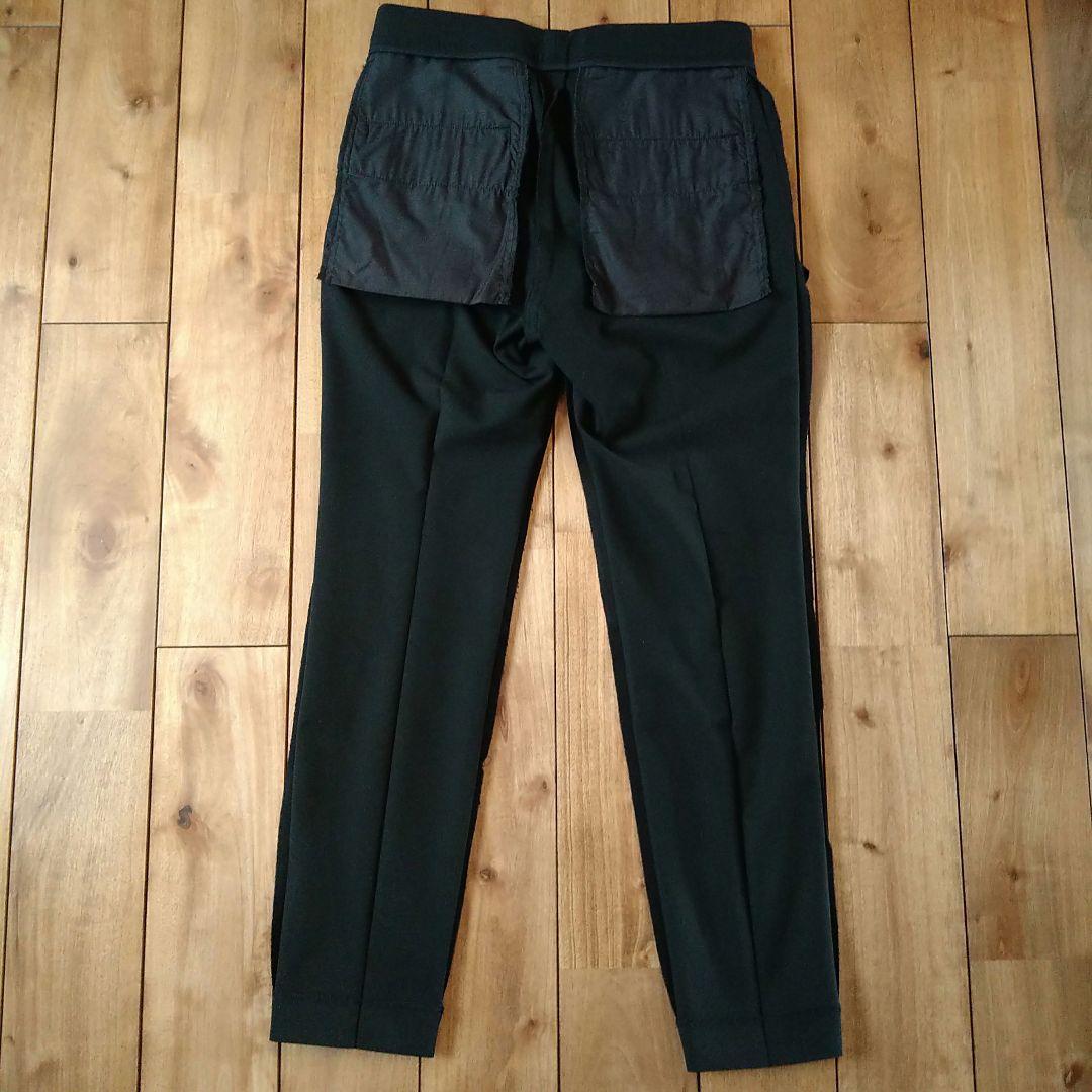 週末限定値下げ　STUDIOUS クリアトロT/RストレッチJK＆スラックス　黒
