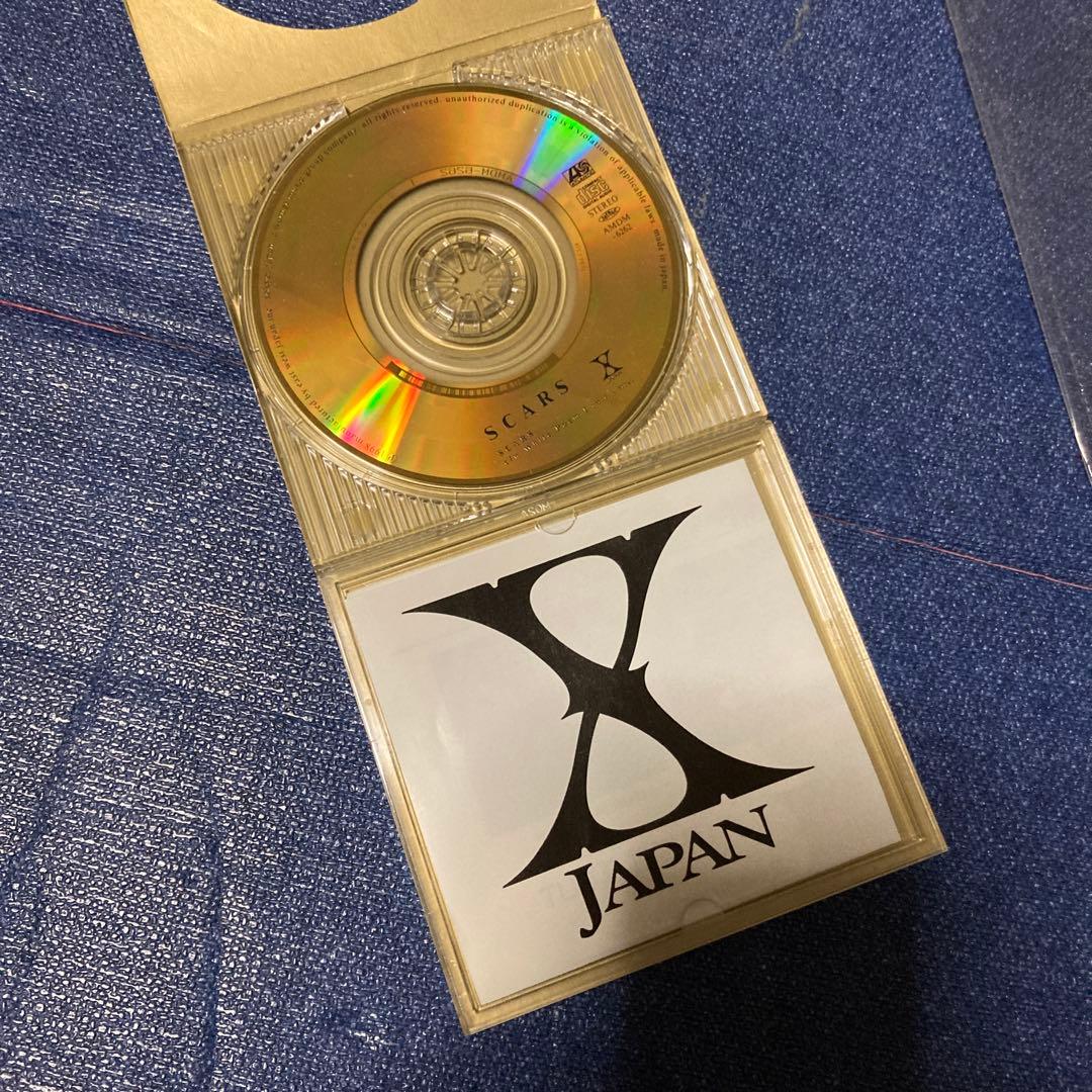 X JAPAN .SCARS 限定盤ゴールドディスク　8センチ8cmシングルCD
