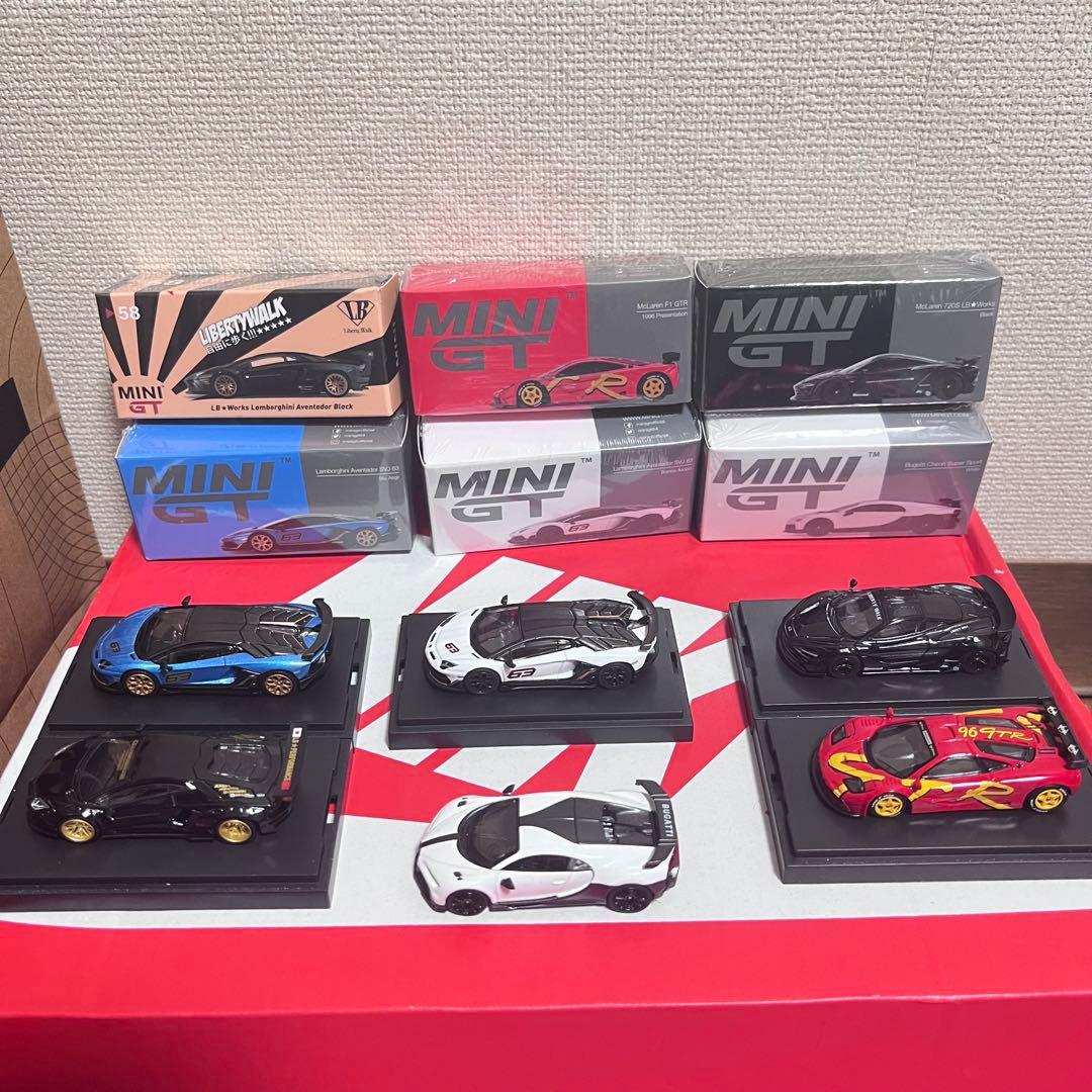 L*。様 MINI GT ミニカー 6台セット＋5個アクリルケース