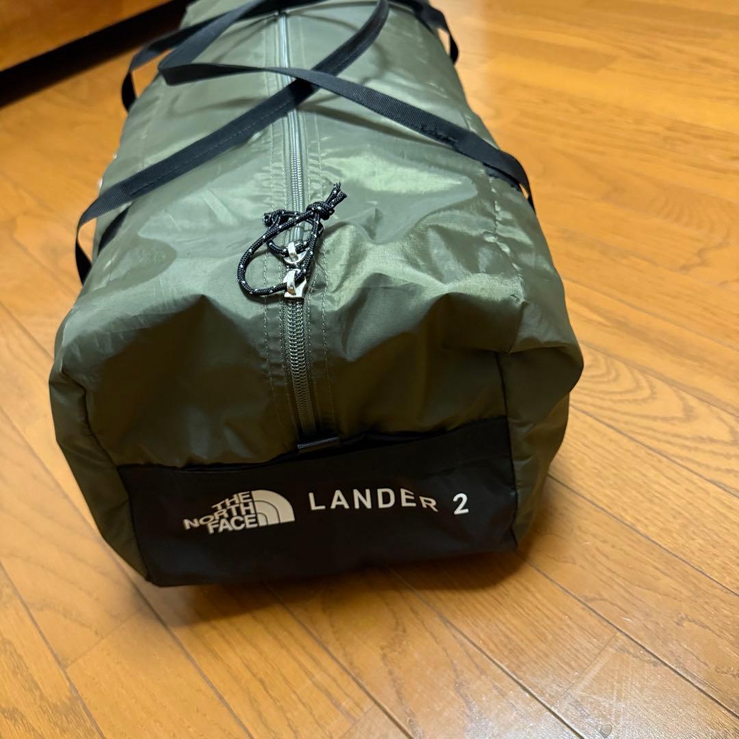 【美品】THE NORTH FACE LANDER 2 ニュートープグリーン