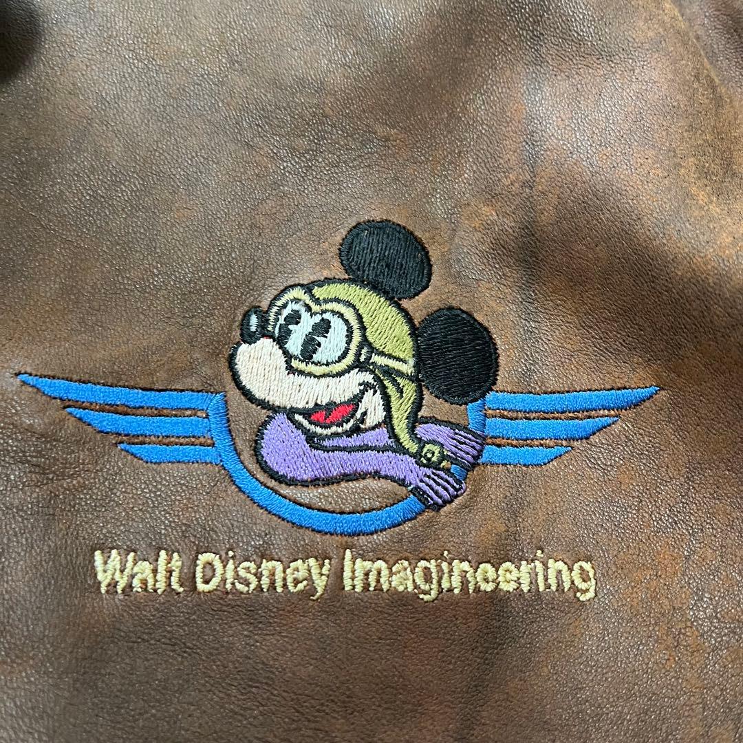 廃盤 ディズニー Walt Disneyレザー　A2 フライトジャケット　USA