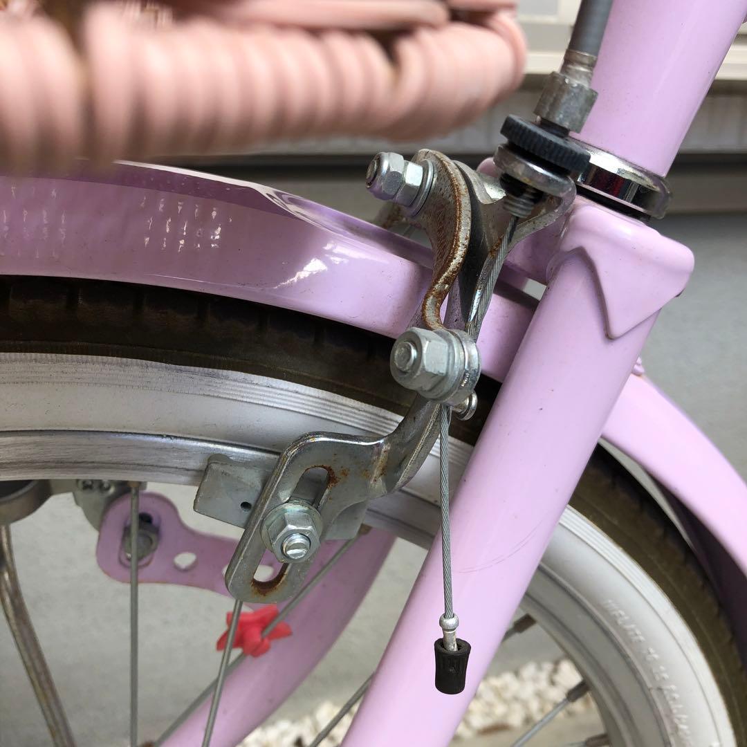 【引取のみ】ダイワサイクル　子供　自転車　20インチ　パープル