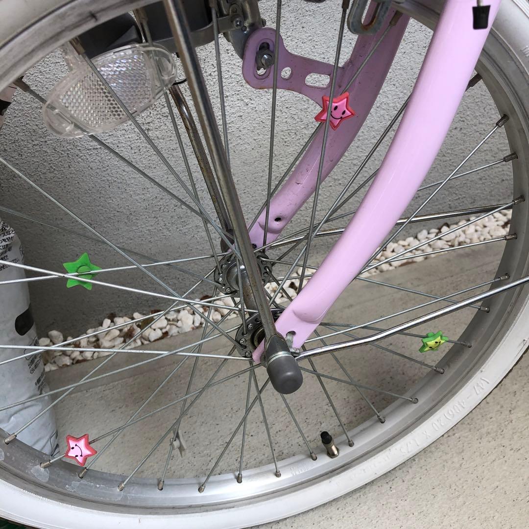 【引取のみ】ダイワサイクル　子供　自転車　20インチ　パープル