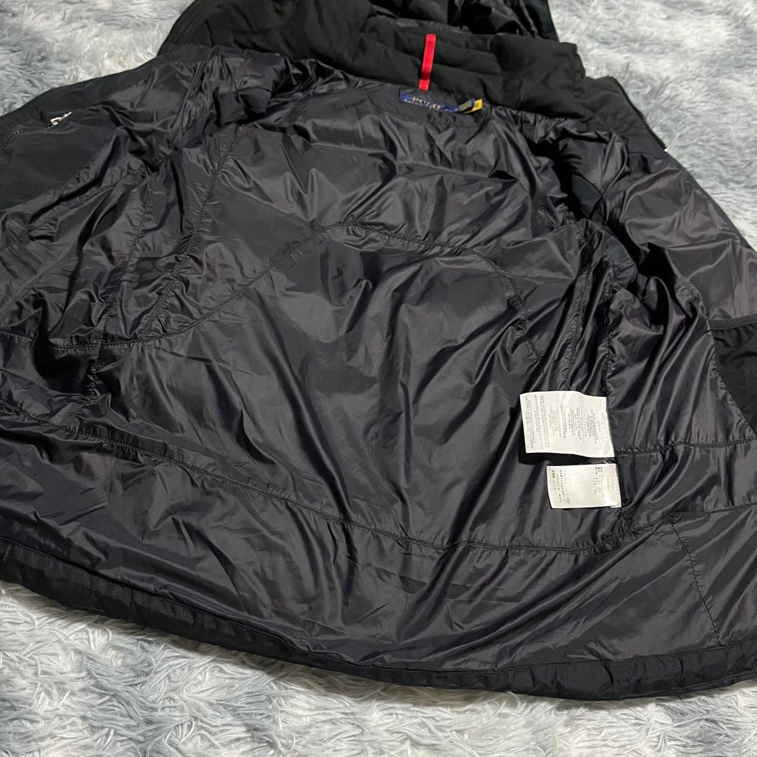 美品　POLO RALPH LAUREN ダウンベスト　現行　QRコード　黒　M