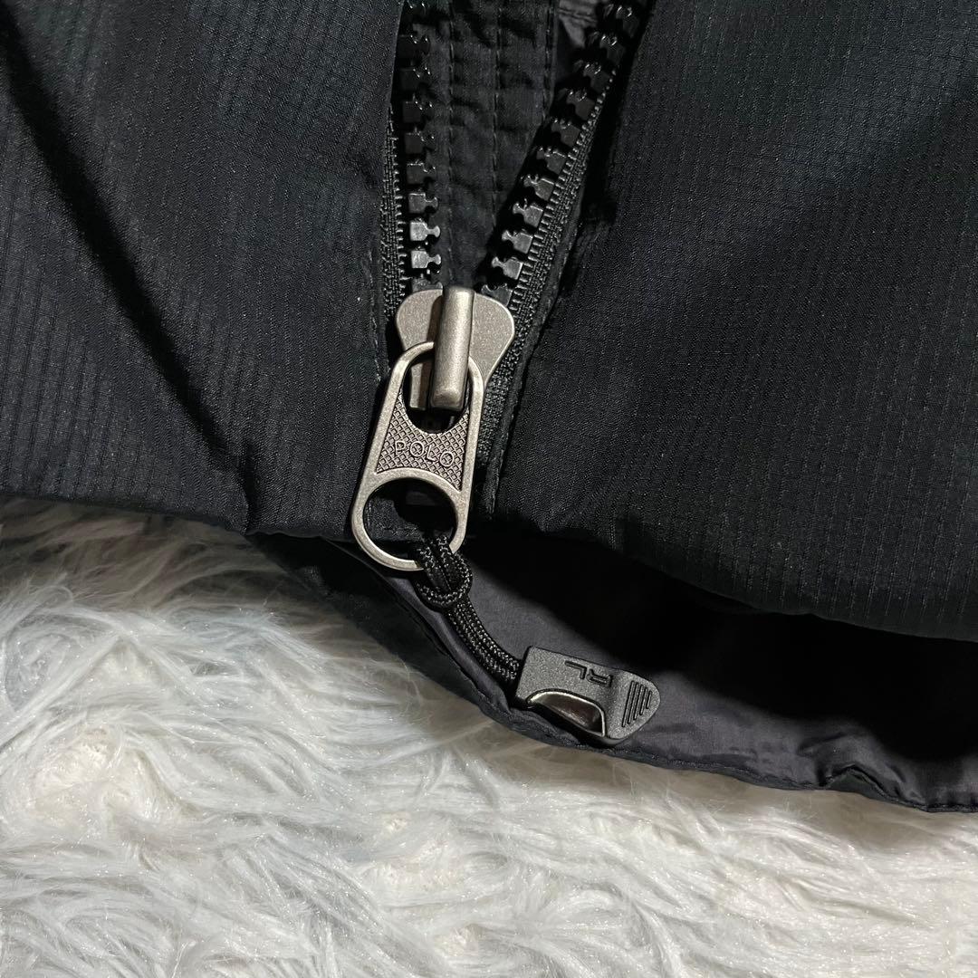 美品　POLO RALPH LAUREN ダウンベスト　現行　QRコード　黒　M