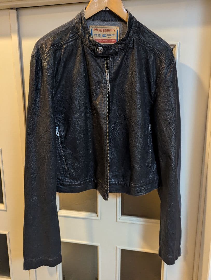 DIESEL グレン期・激レア限定モデル・未使用美品 コーティングライダース