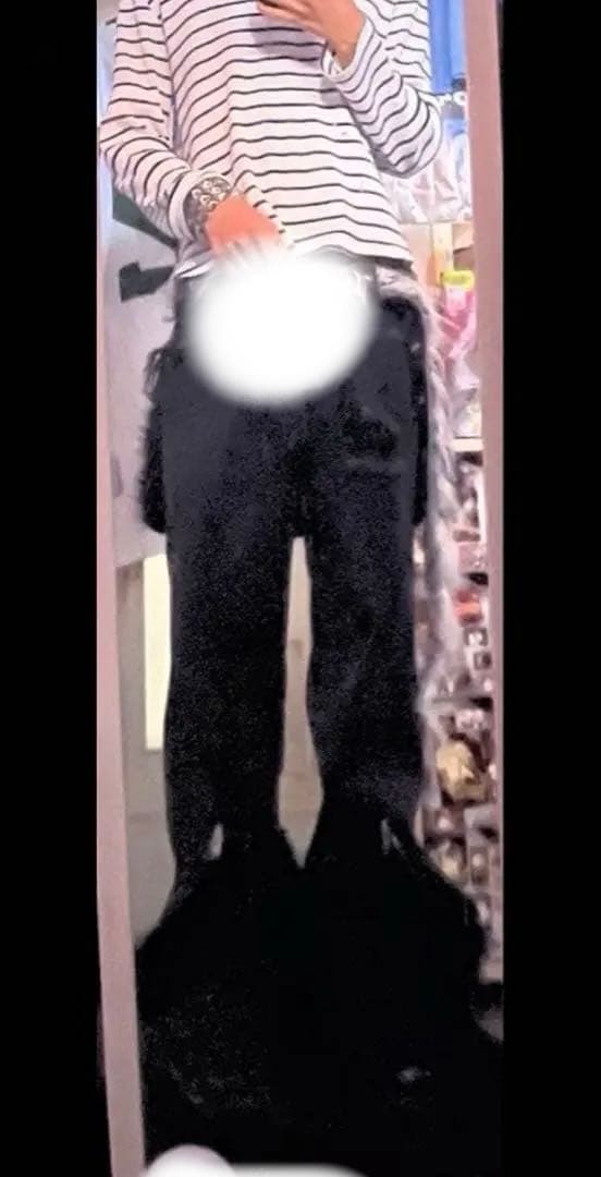 パンツ cozy worldwide fur flare jeans