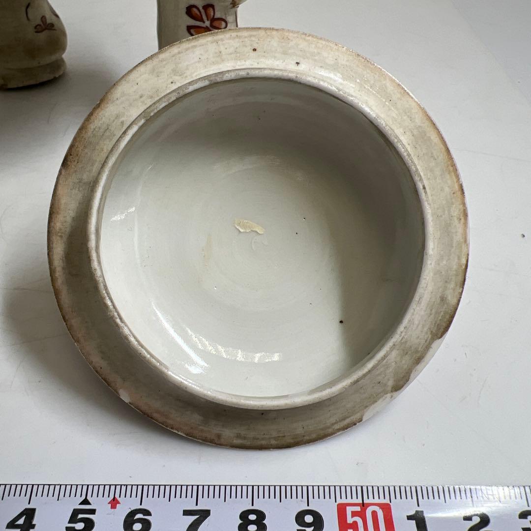 江戸中期　元禄伊万里　飾り壺　木箱付　高さ約39㎝　東Y8-0218☆2F