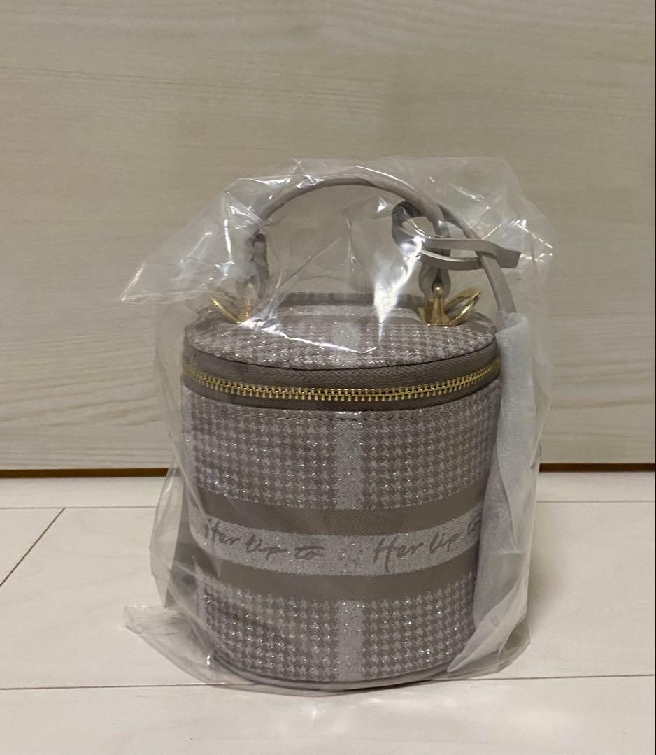 バッグ herlipto HLT Jacquard Mini Vanity Bag