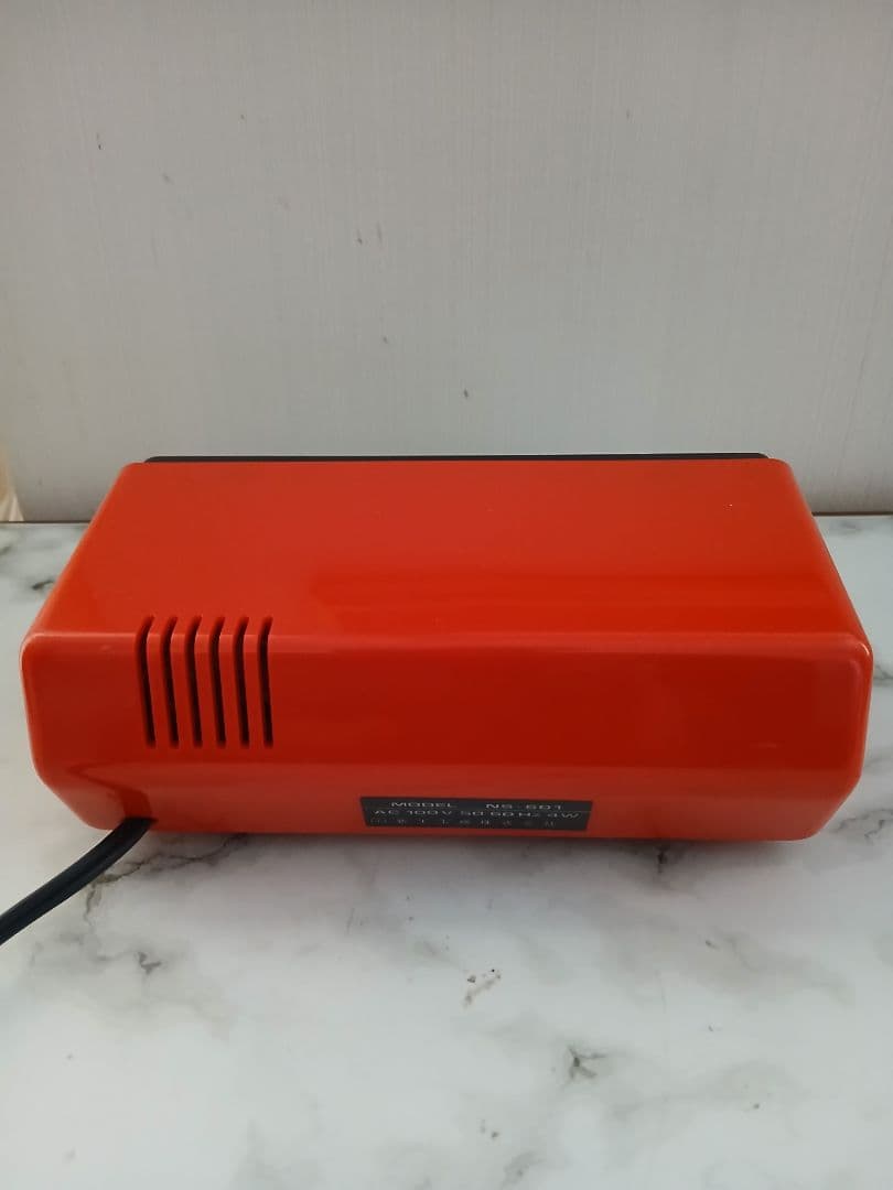 新生電機「The time」昭和レトロ 希少品 横回りデジタル置時計