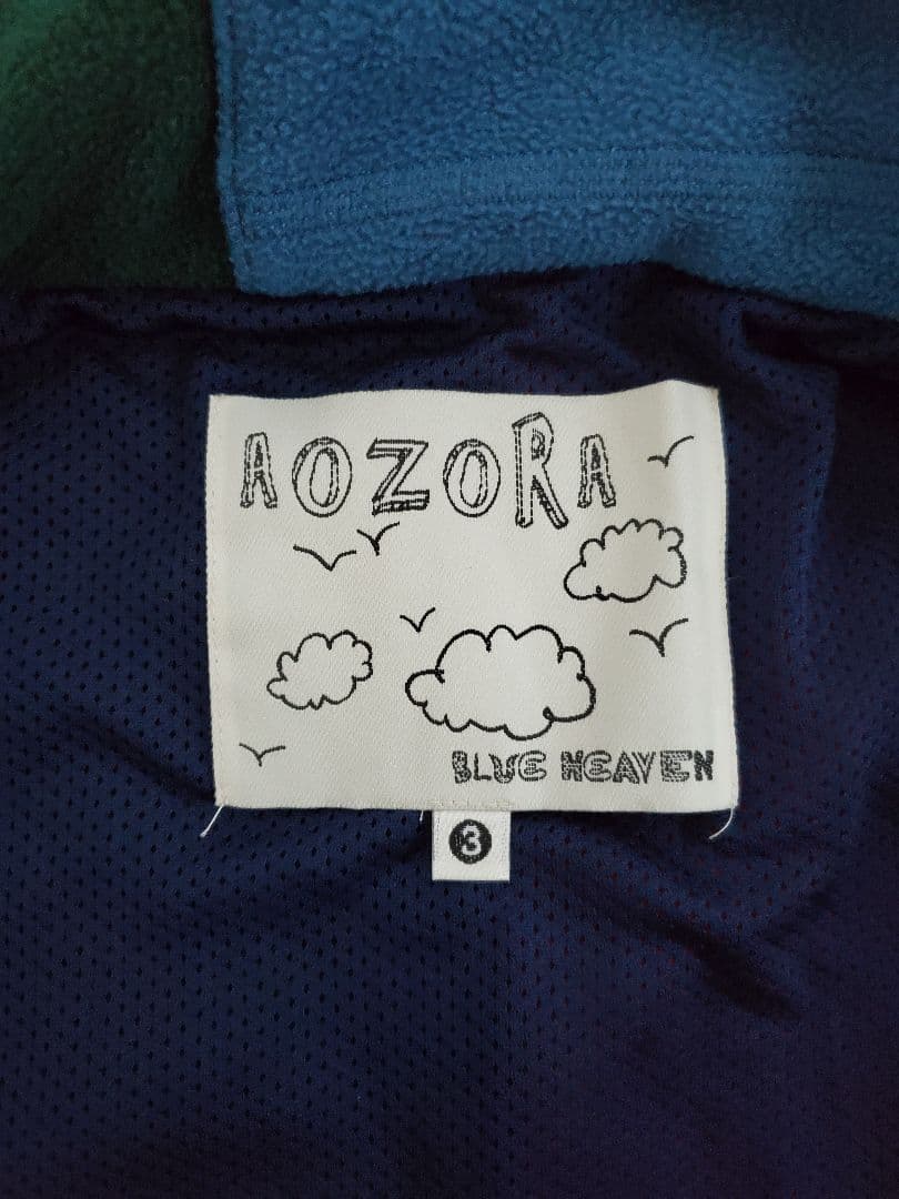 AOZORA BLUE HEAVENフリースJKTブルゾンジャケット