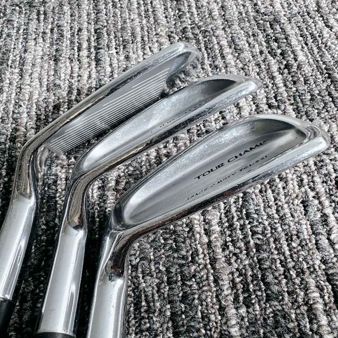 希少 レフティ TOUR CHAMP TCL-92I 6本 フレックスS 左利き