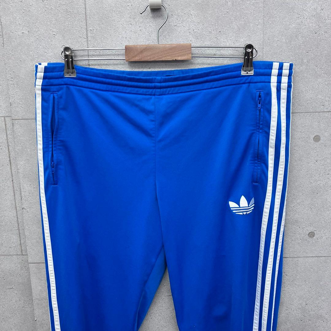 adidas アディダス ジャージ トラックパンツ トレフォイル メンズ M 青