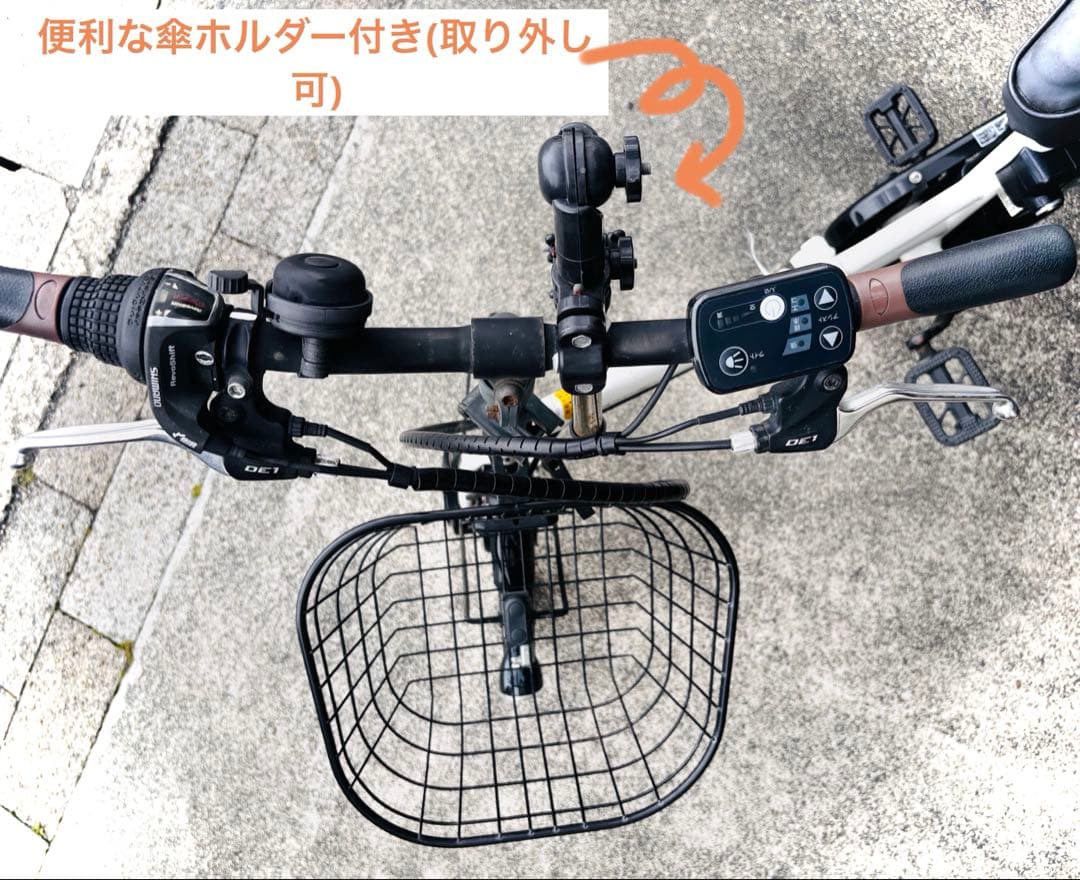 【PELTECH】折り畳み電動自転車 6段変速 20インチ TDN-206 軽量