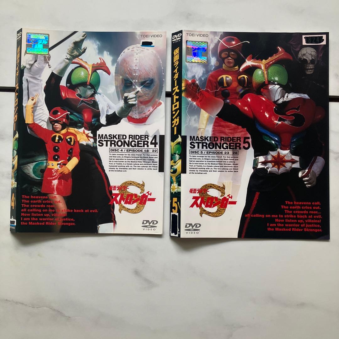 仮面ライダーストロンガーDVD6枚セット