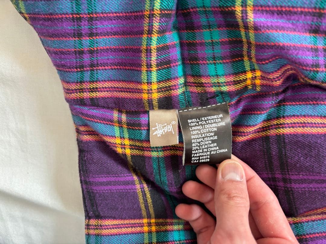 00s stussy ダウンベスト Mサイズ