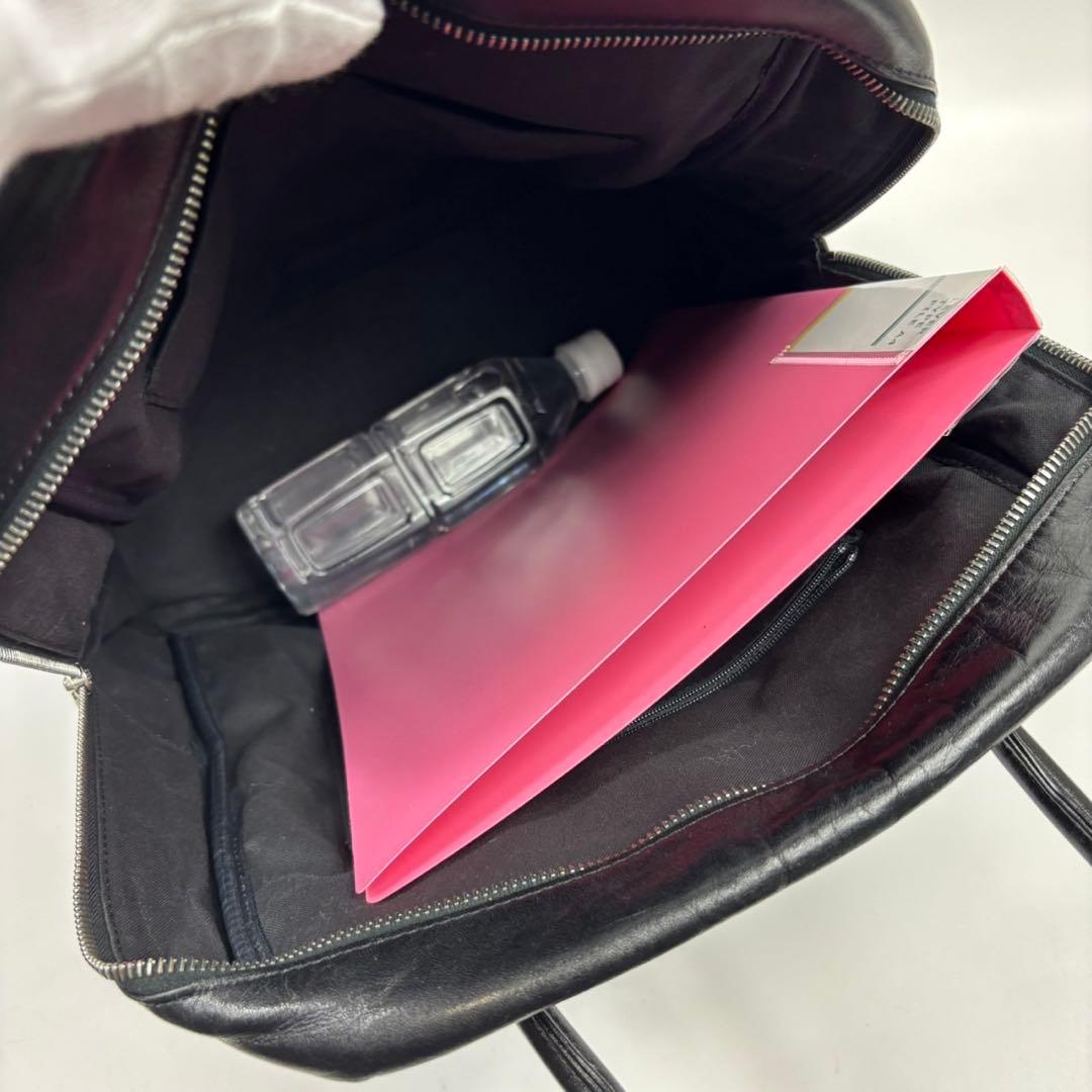 Y’s YOHJI YAMAMOTO CUIR LEATHER HAND BAG