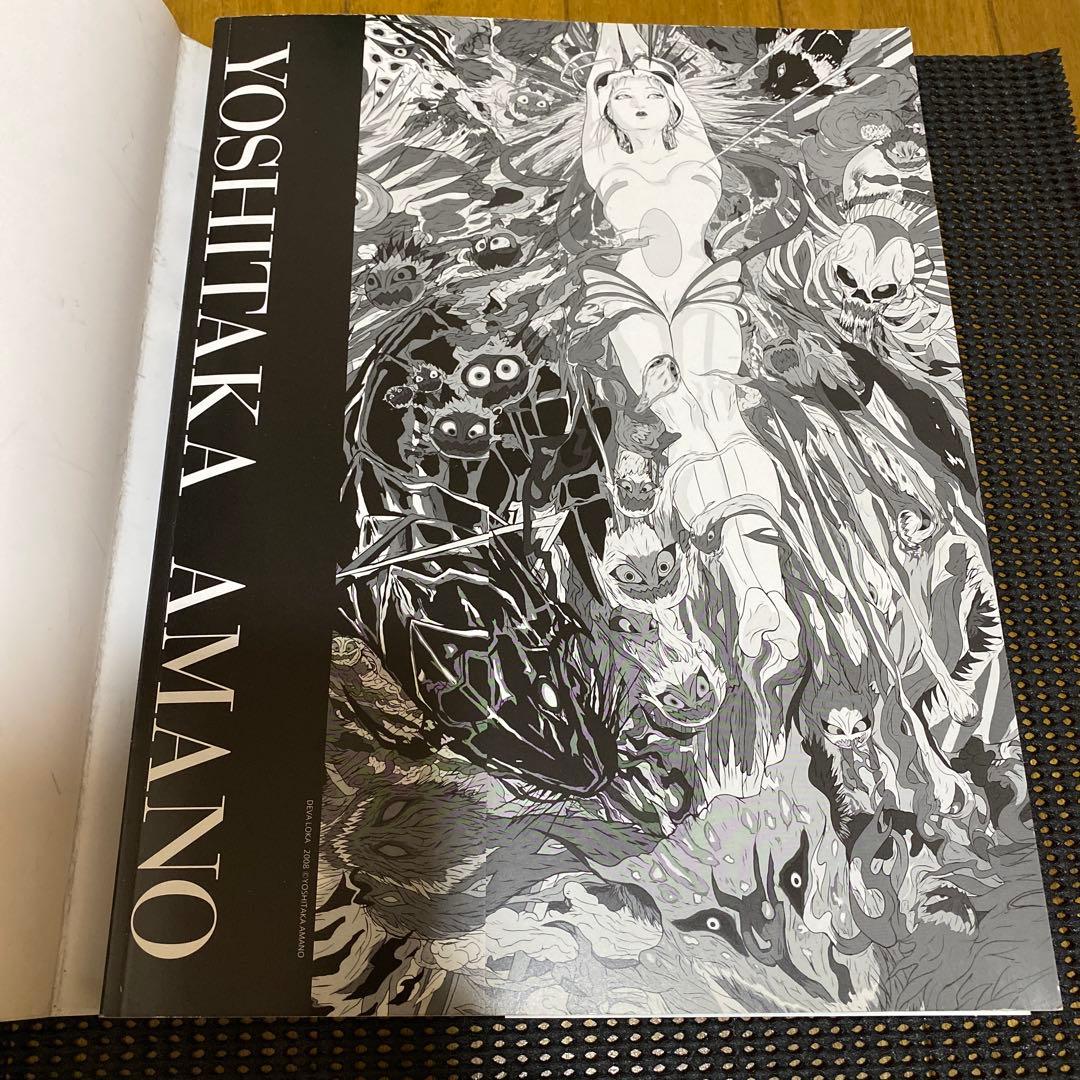 天野喜孝　天野喜孝展　想像を超えた世界 イラスト集　帯・売り上げカード付き