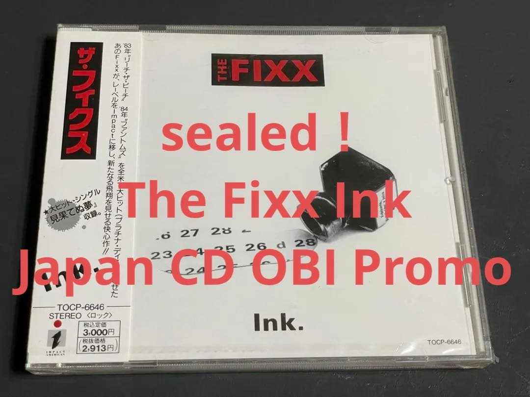 sealed！The Fixx Ink Japan CD OBI Promo