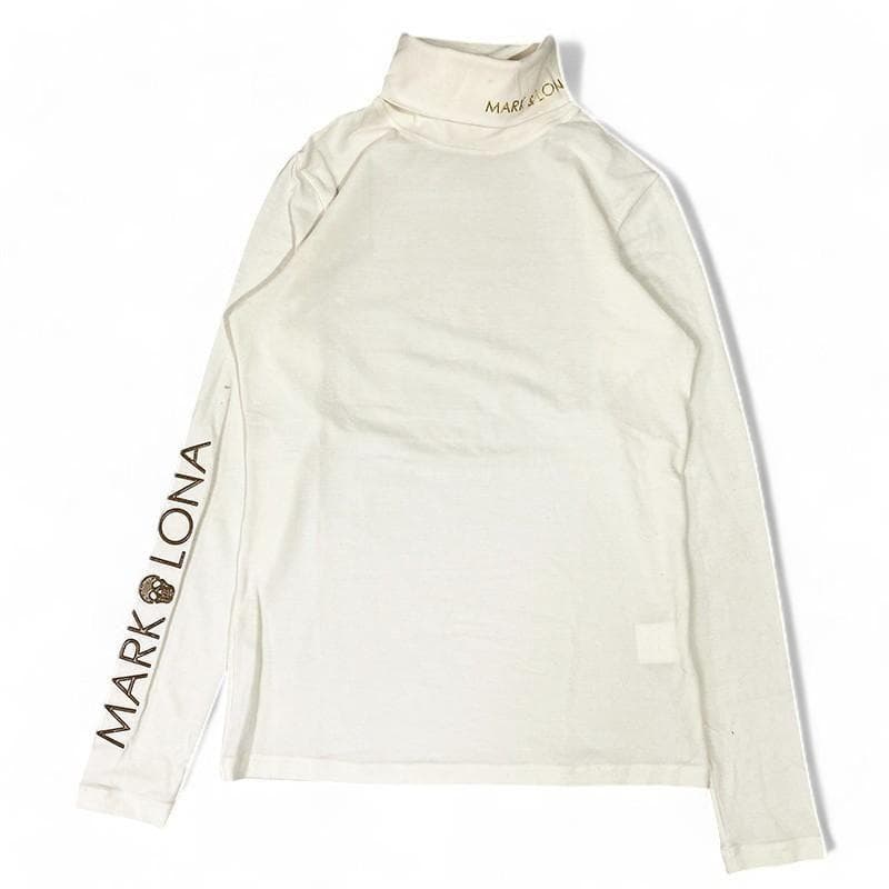 MARK&LONA マークアンドロナ タートルネック 長袖Tシャツ ホワイト M