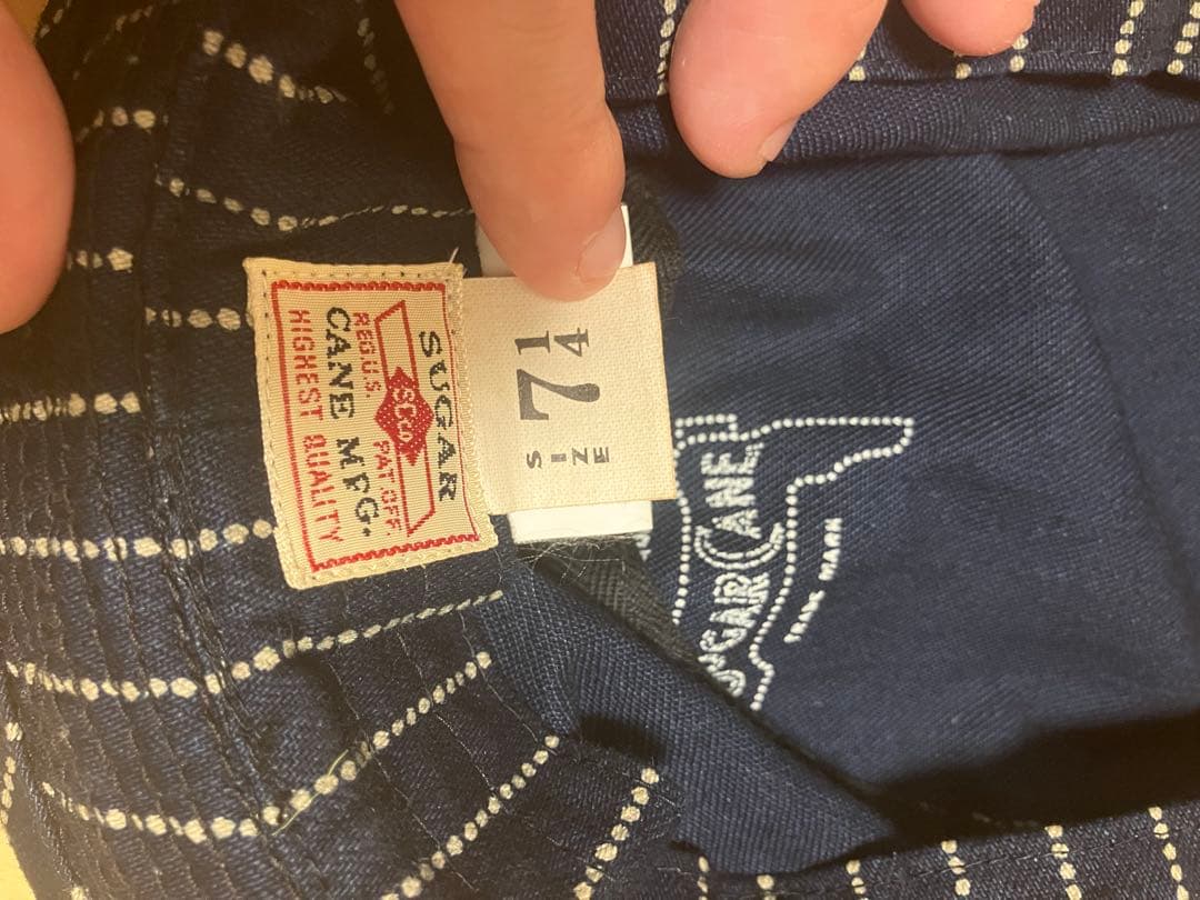 SUGAR CANE ウォバッシュポークパイハット美品