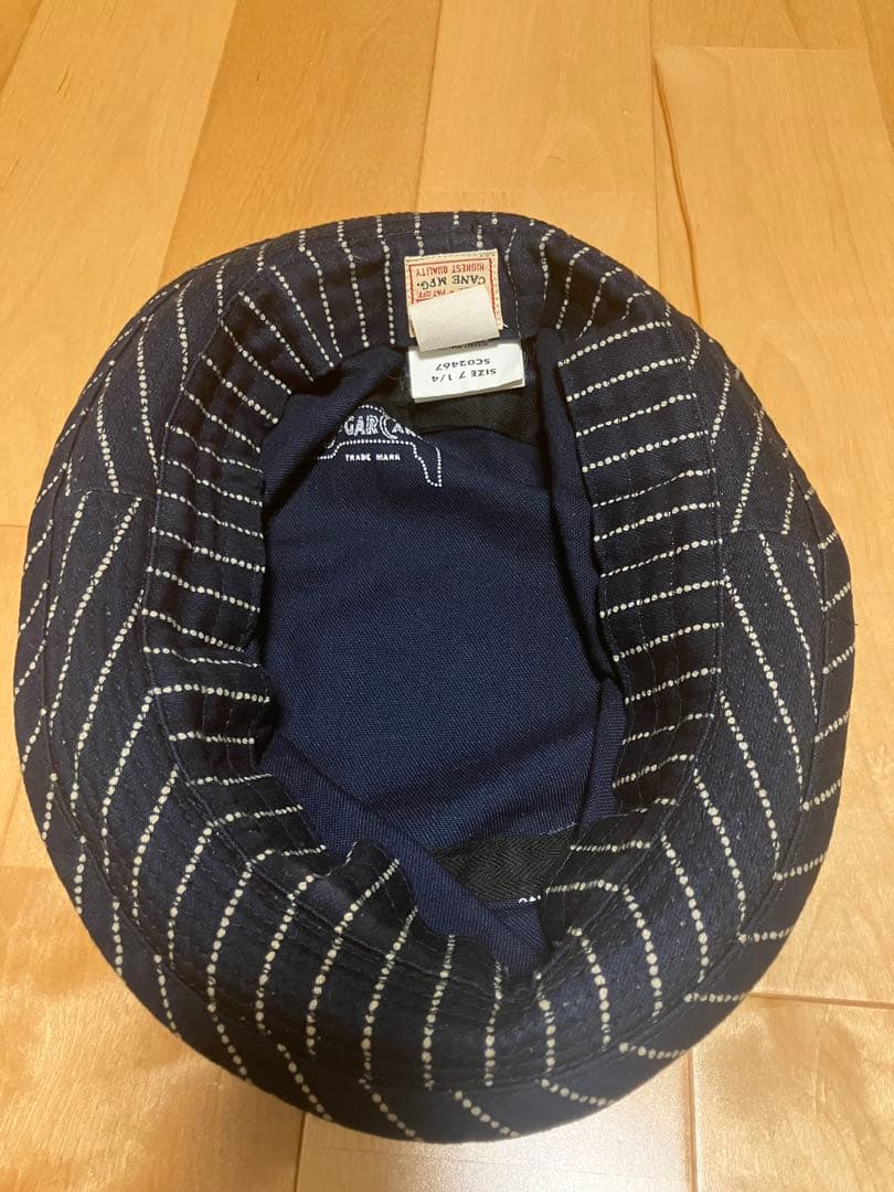 SUGAR CANE ウォバッシュポークパイハット美品