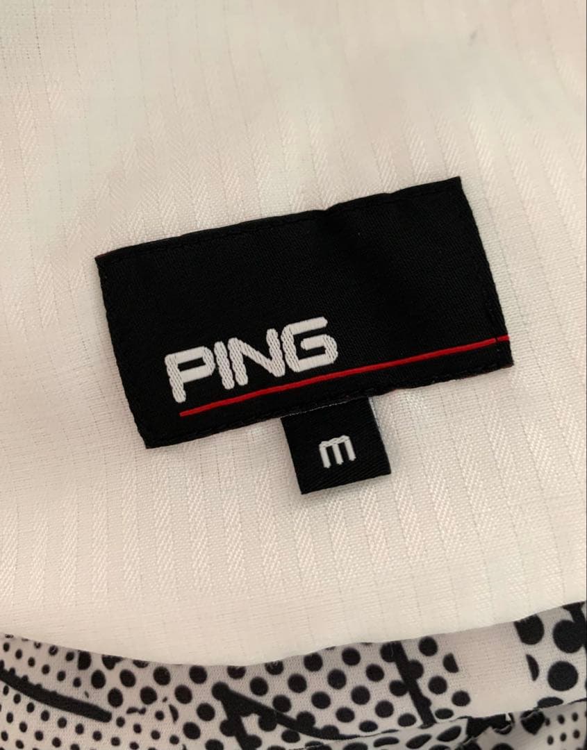 極美品 【PING】ピン トライストレッチ中綿プルオーバー スニード M