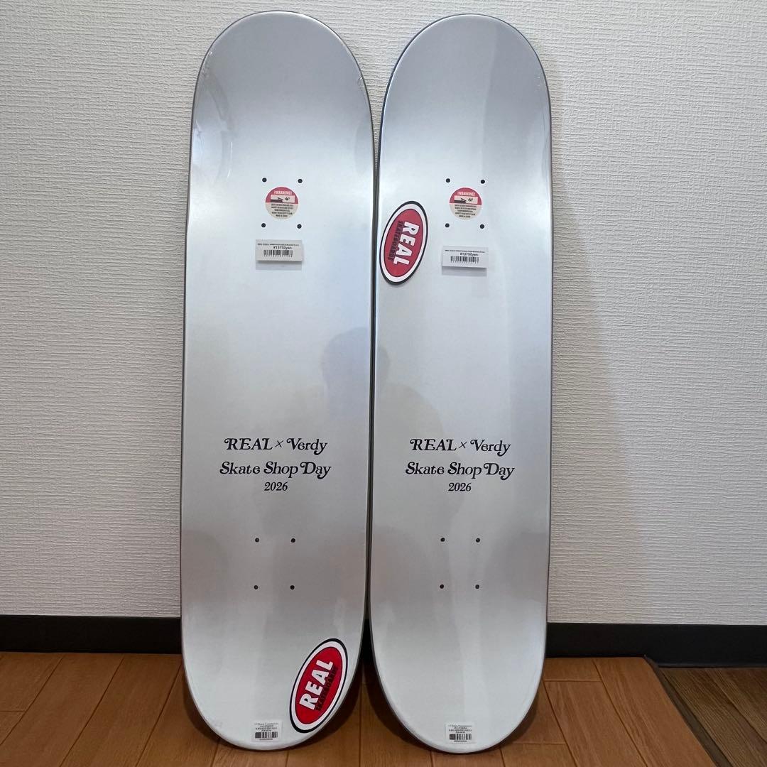 REAL✖️Vardy Skate Shop Day 2026デッキ2枚板セット
