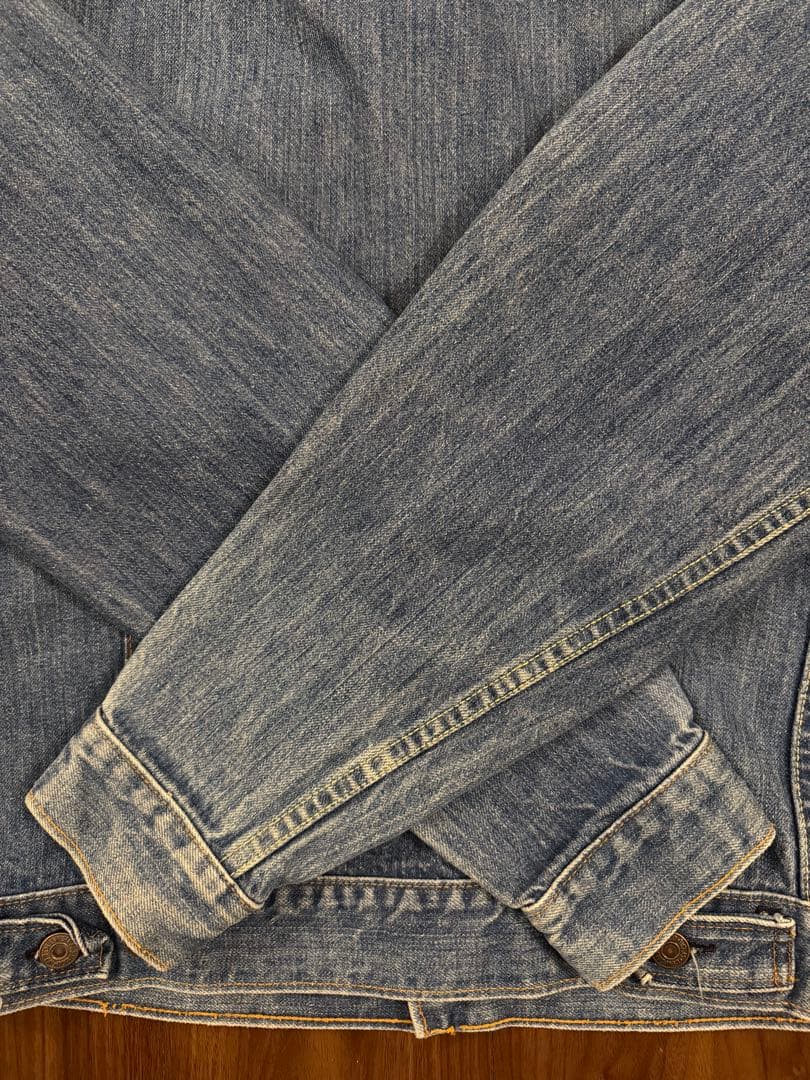 【激レア】Levis 70505 70s 横ケアタグ レインボーステッチ M-L