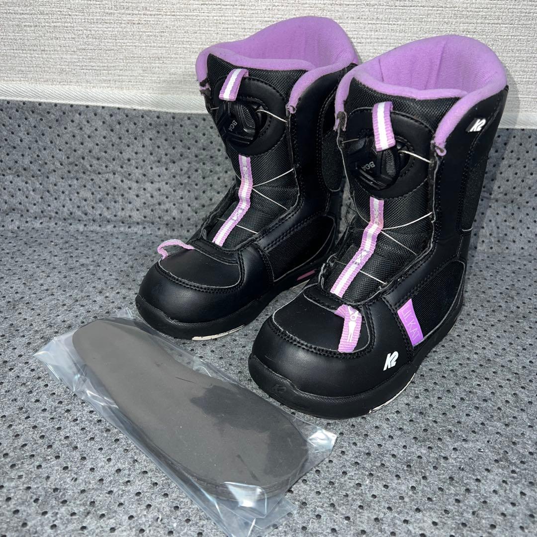 ５回使用 キッズスノーボード SALOMON 100cm×バイン×BOAブーツ