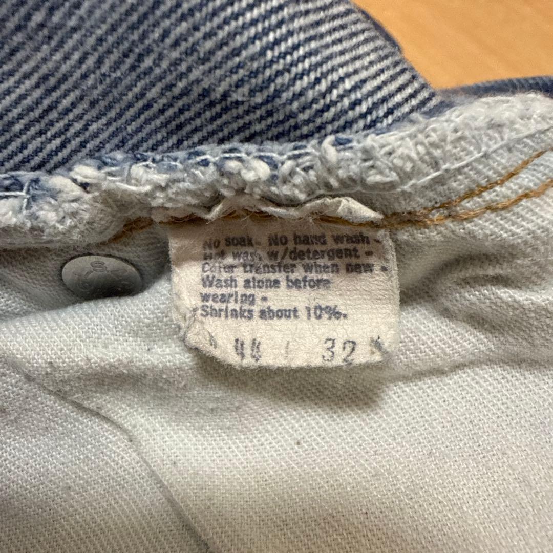 リーバイス 501 ハチマル 81年 w44 66後期〜赤耳 USA W42