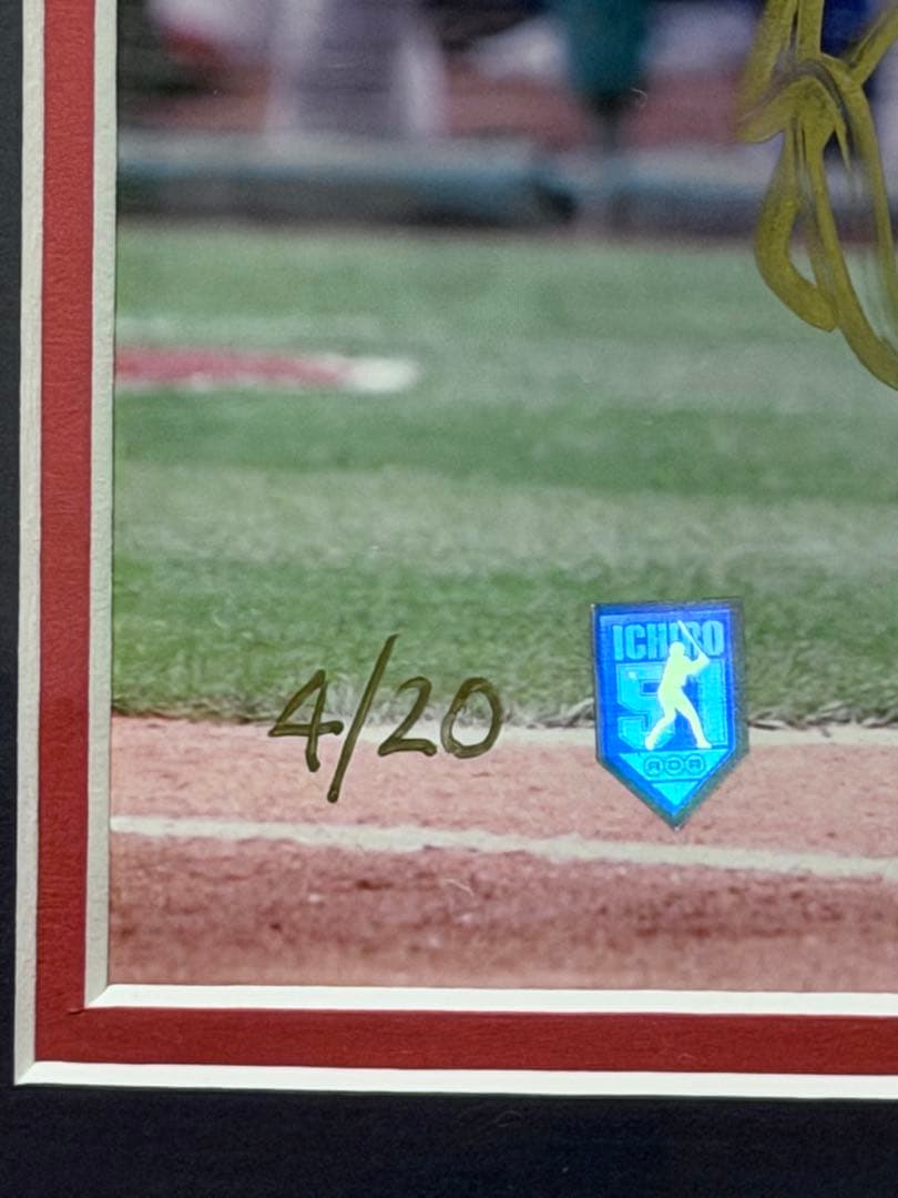 WBC2006 日本代表 イチロー 直筆サインフォト　#51書き込み　限定20枚