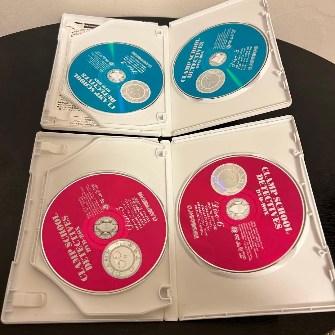 匿名☆CLAMP学園探偵団☆DVD-BOX☆帯付☆ディスク傷あり