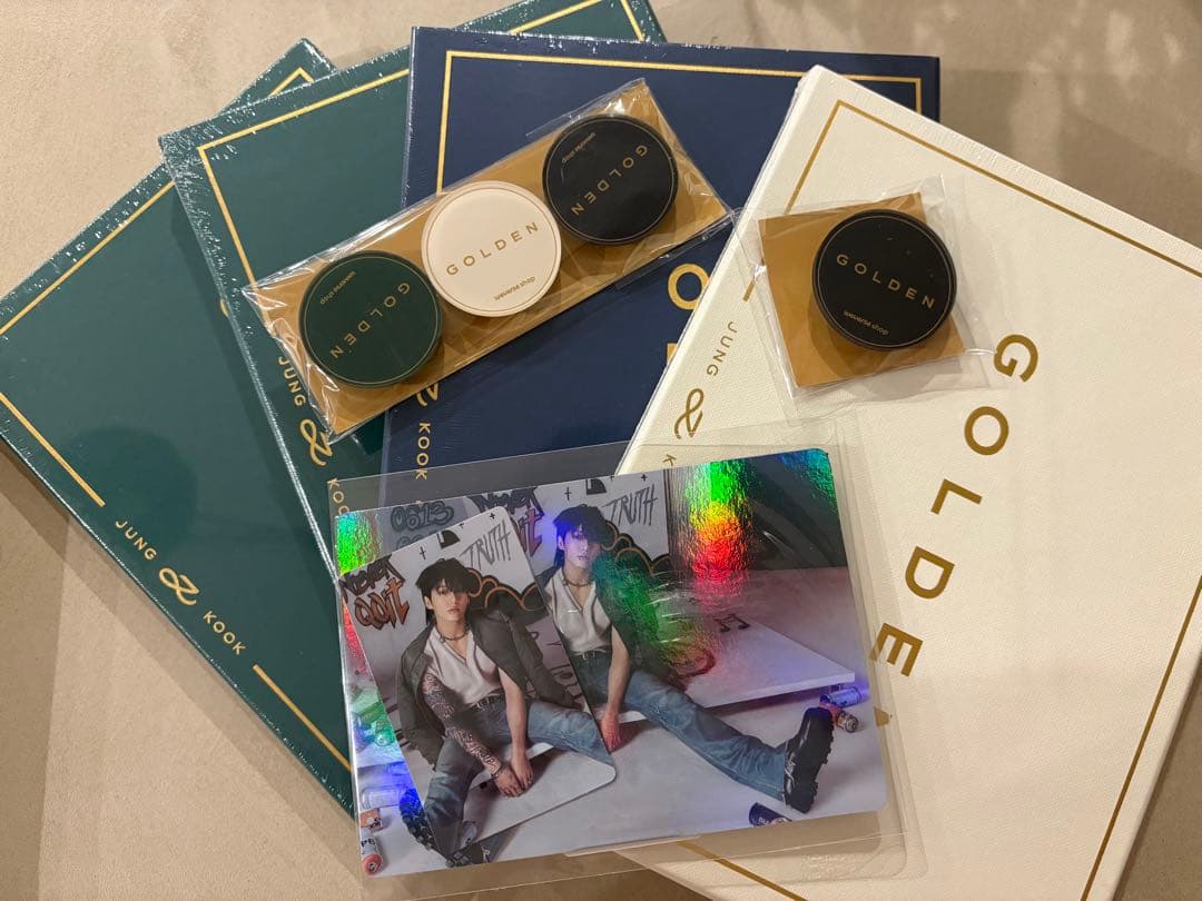 GOLDEN アルバム ジョングク　3形態＋1 新品未開封