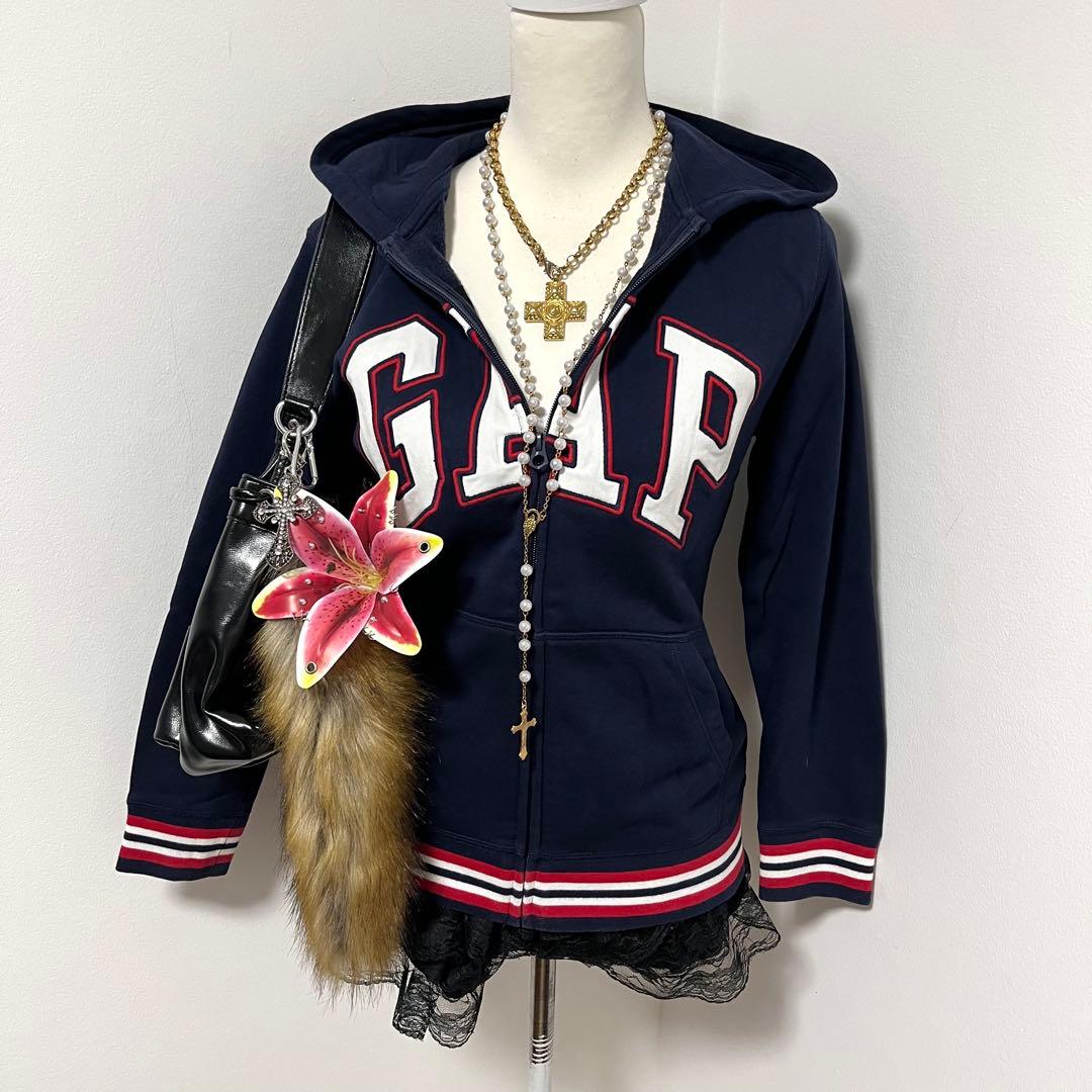 GAP ギャップ パーカー y2k 平成 ギャル グランジ マクブリング 短丈