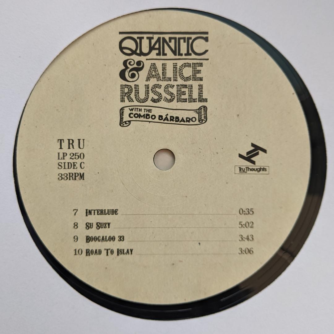 アナログ2LP Quantic & Alice Russell