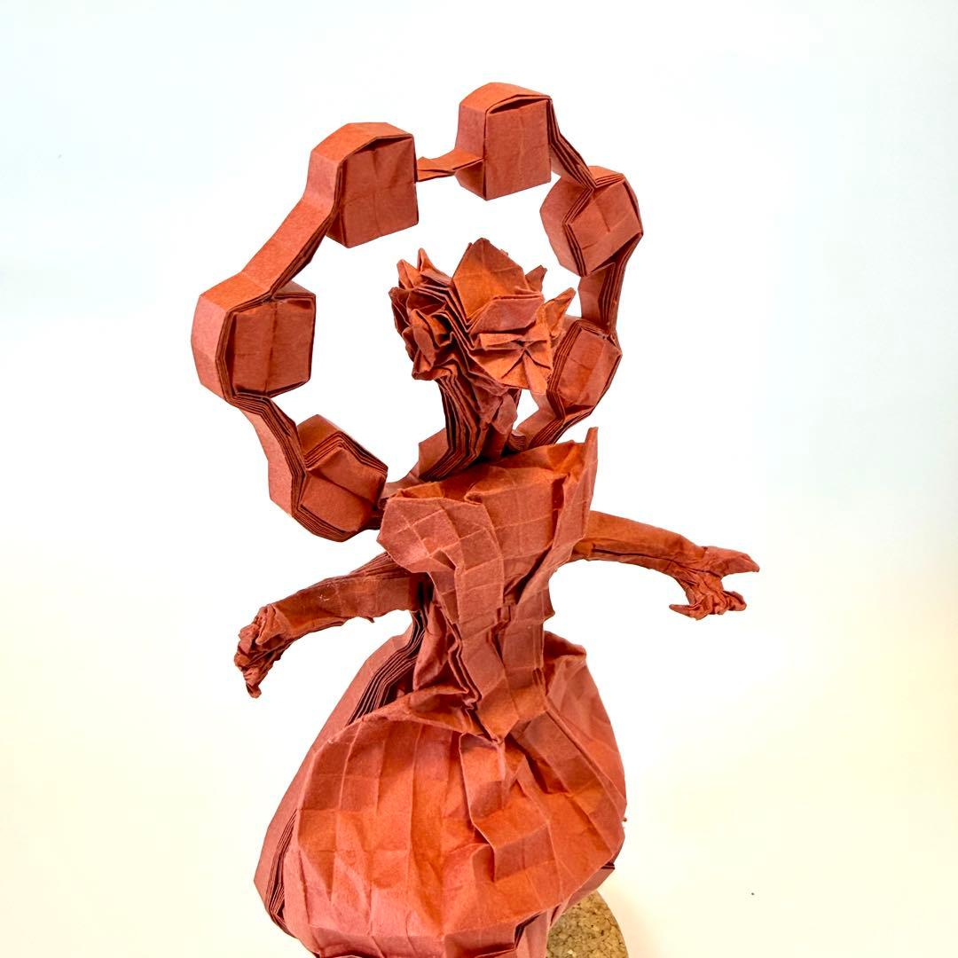 雷神 折り紙 置物 ハンドメイド