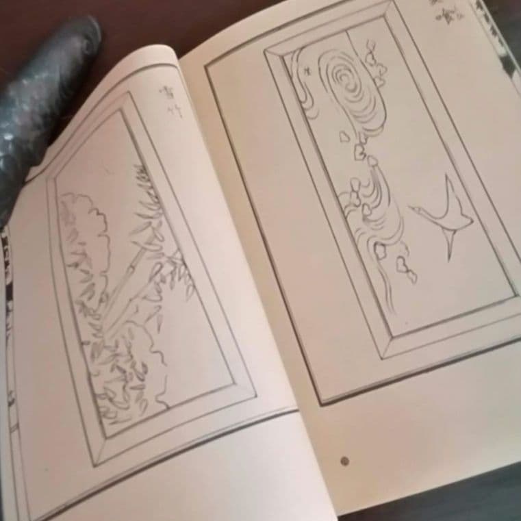 b*s様 珍品　江戸デザイン名筆四冊　福武書店　季刊TEWAZA　付録　昭和60