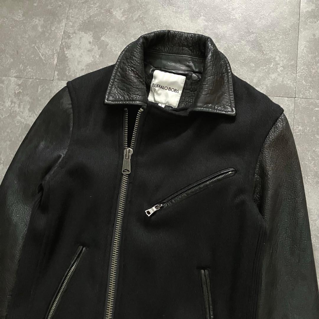 ジャケット・アウター buffalo bobs gimmick leather jkt archive