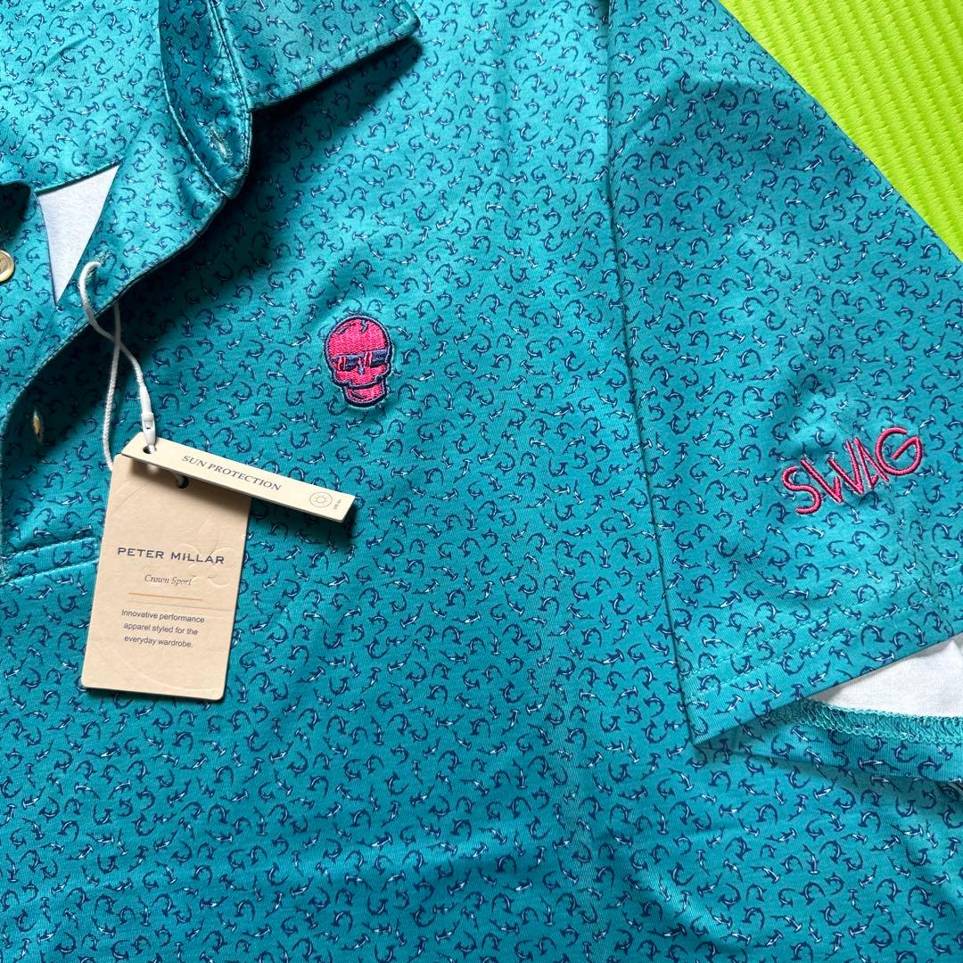 PETER MILLAR Summer Comfort L ターコイズ