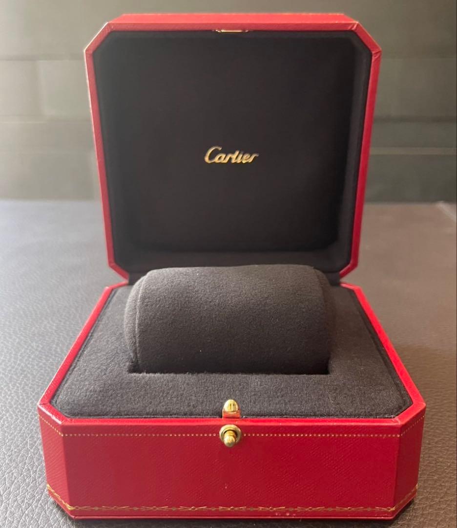 カルティエ　レッドレザー　ブレスレットボックス×ジュエリークリーナー