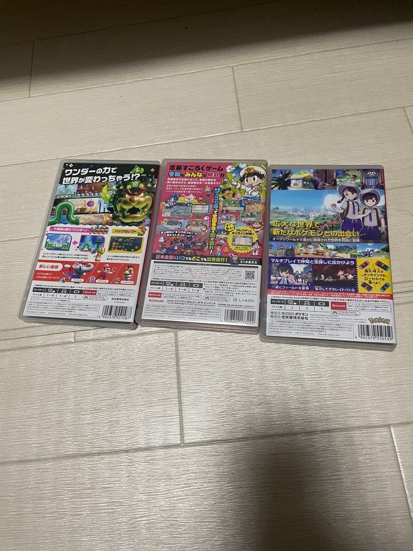 スーパーマリオブラザーズ ワンダー他3本セット